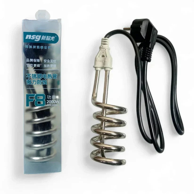 NSG F8 Electric Water Heating Rod 2000W Perfect For Winter Weather (With Box)