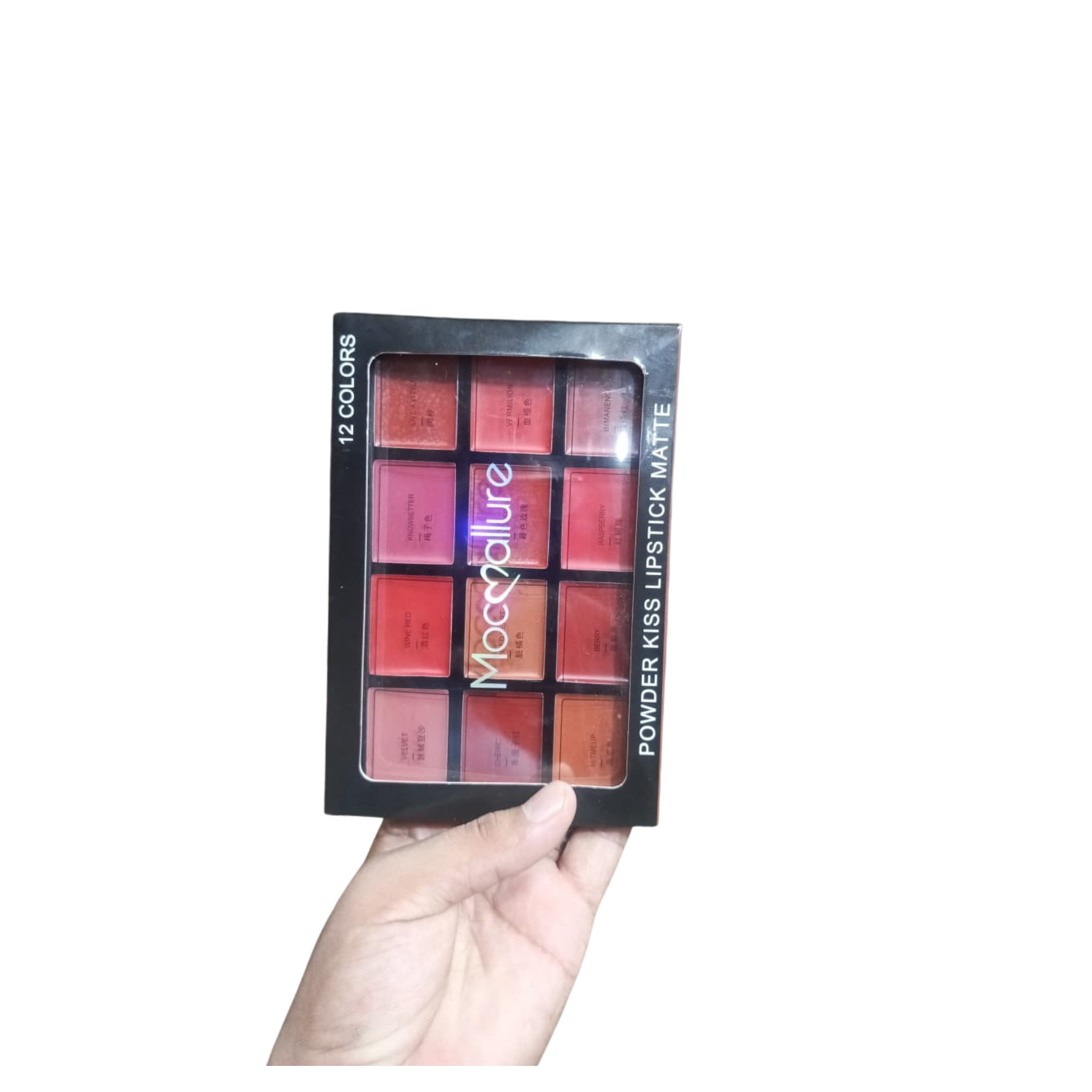 Mocallure 12-Color Lip Palette / Long-Lasting Professional Lip Kit for Every Mood