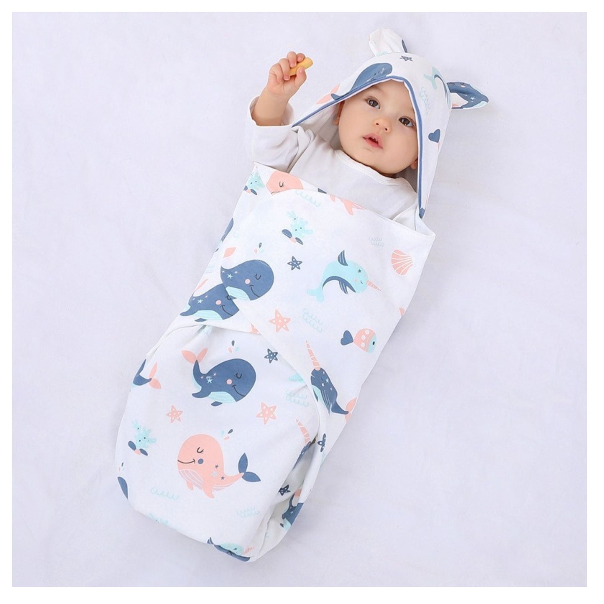 Newborn Baby Wrap Blankets Soft random color blanket