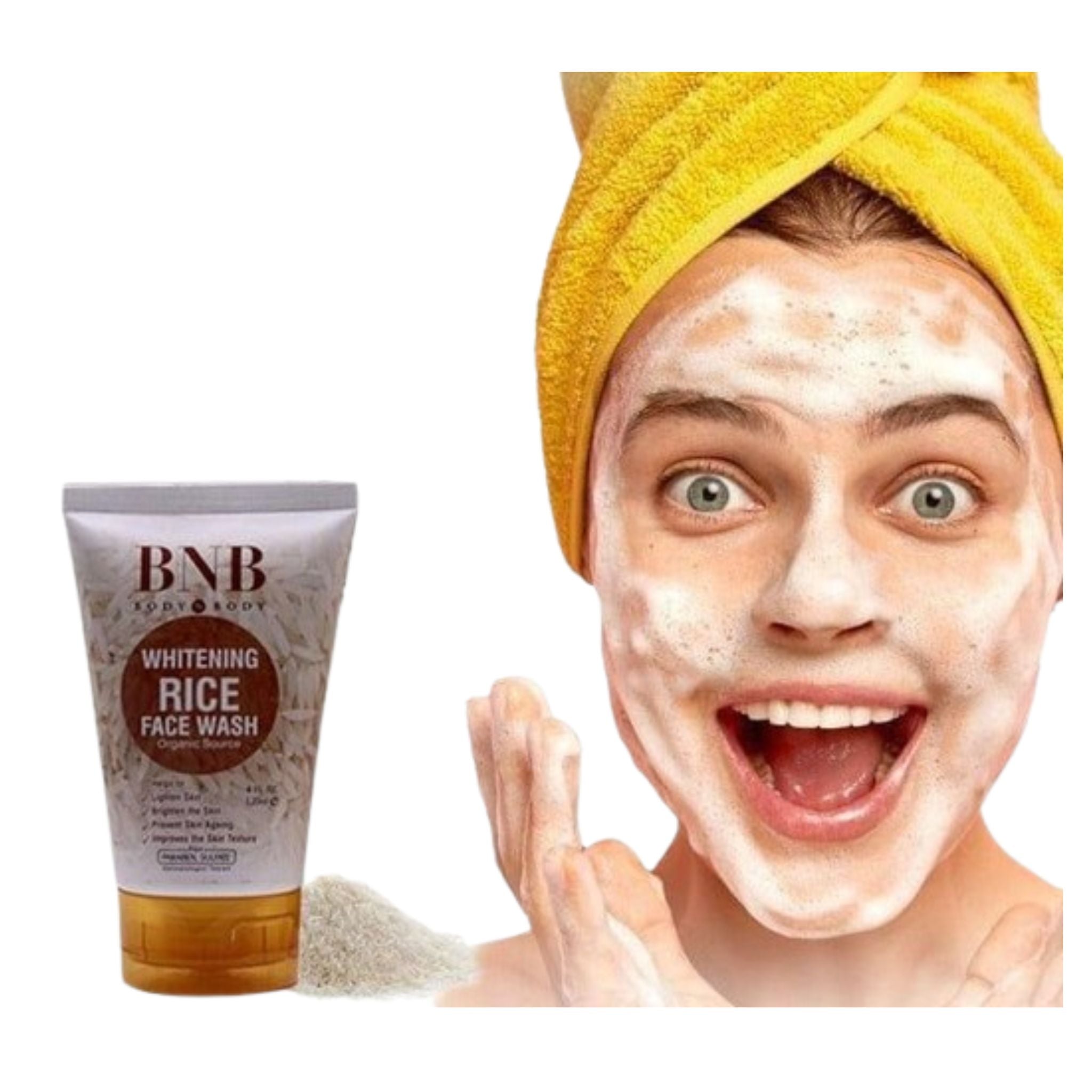 Bnb Whitening Rice Extract Bright & Glow Kit