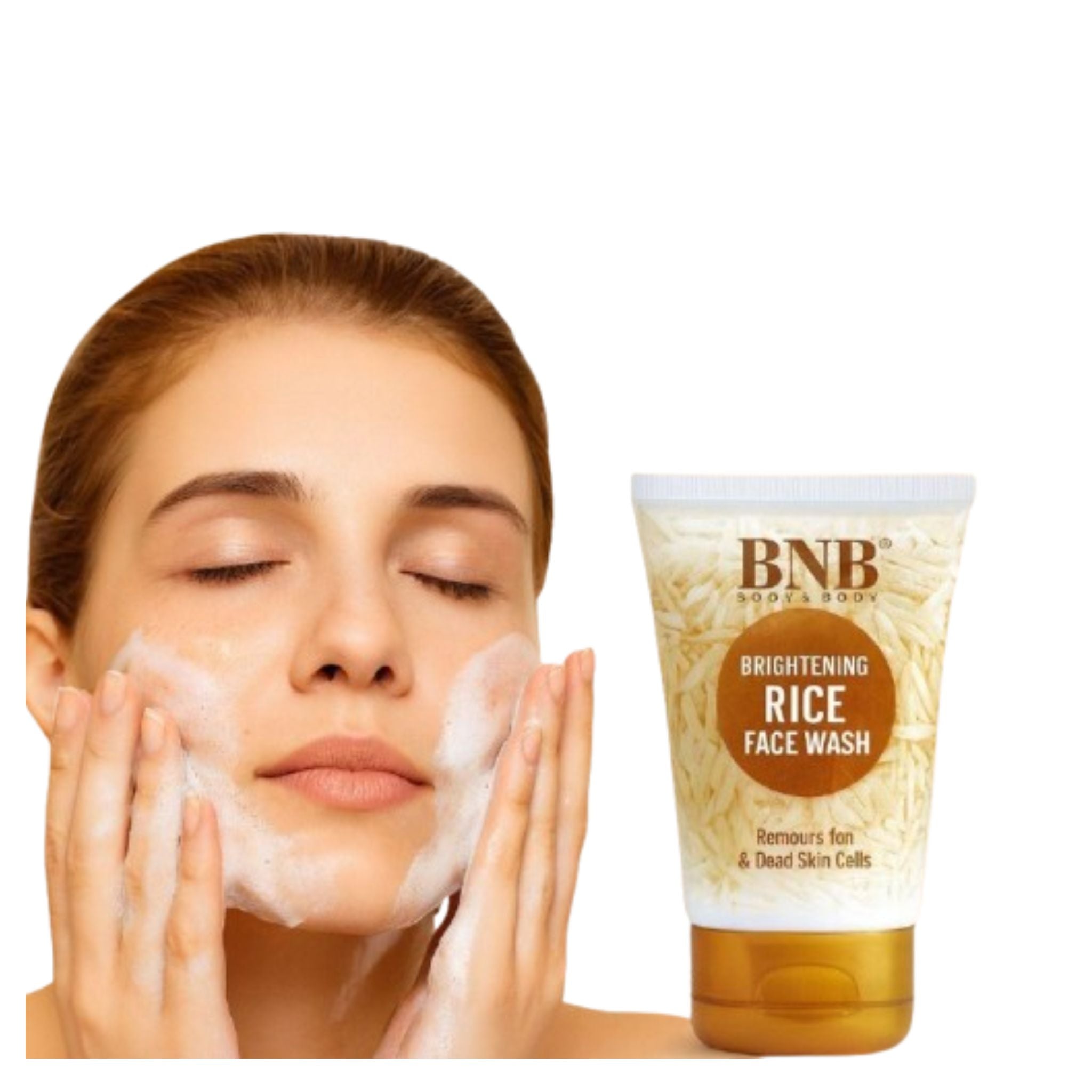 Bnb Whitening Rice Extract Bright & Glow Kit