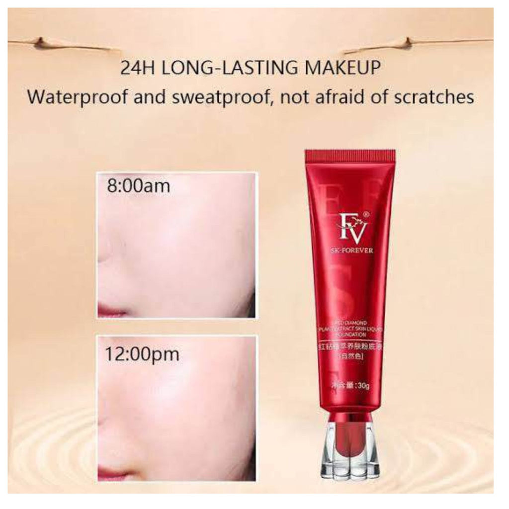 FV Oil-Control Liquid Foundation – Matte Finish, Long-Lasting Tube Foundation (30g) | Lightweight & Full Coverage Makeup