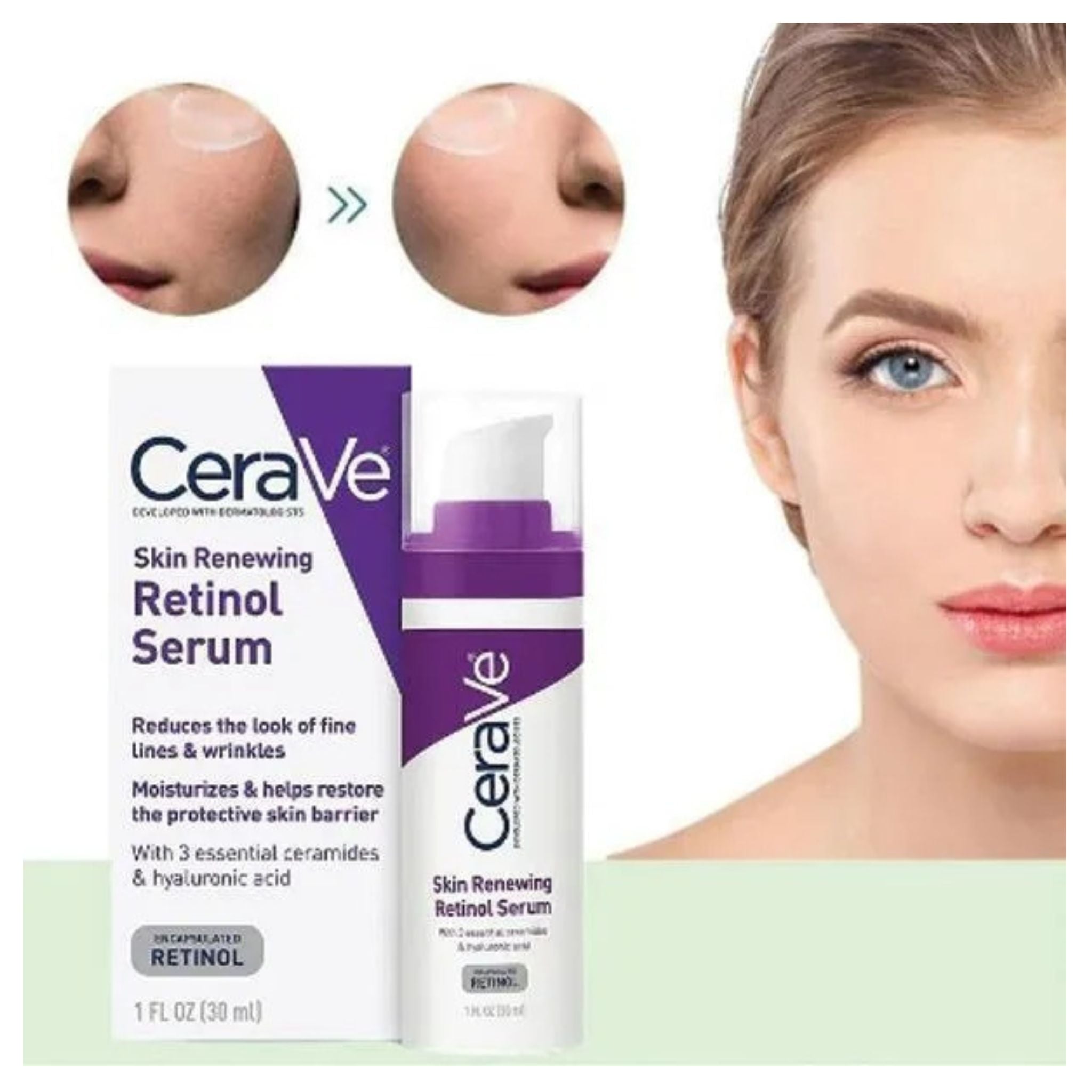 CeraVe 4 in 1 Skincare Kit Night Cream, Sunblock, Cleanser & Serum for Radiant Skin