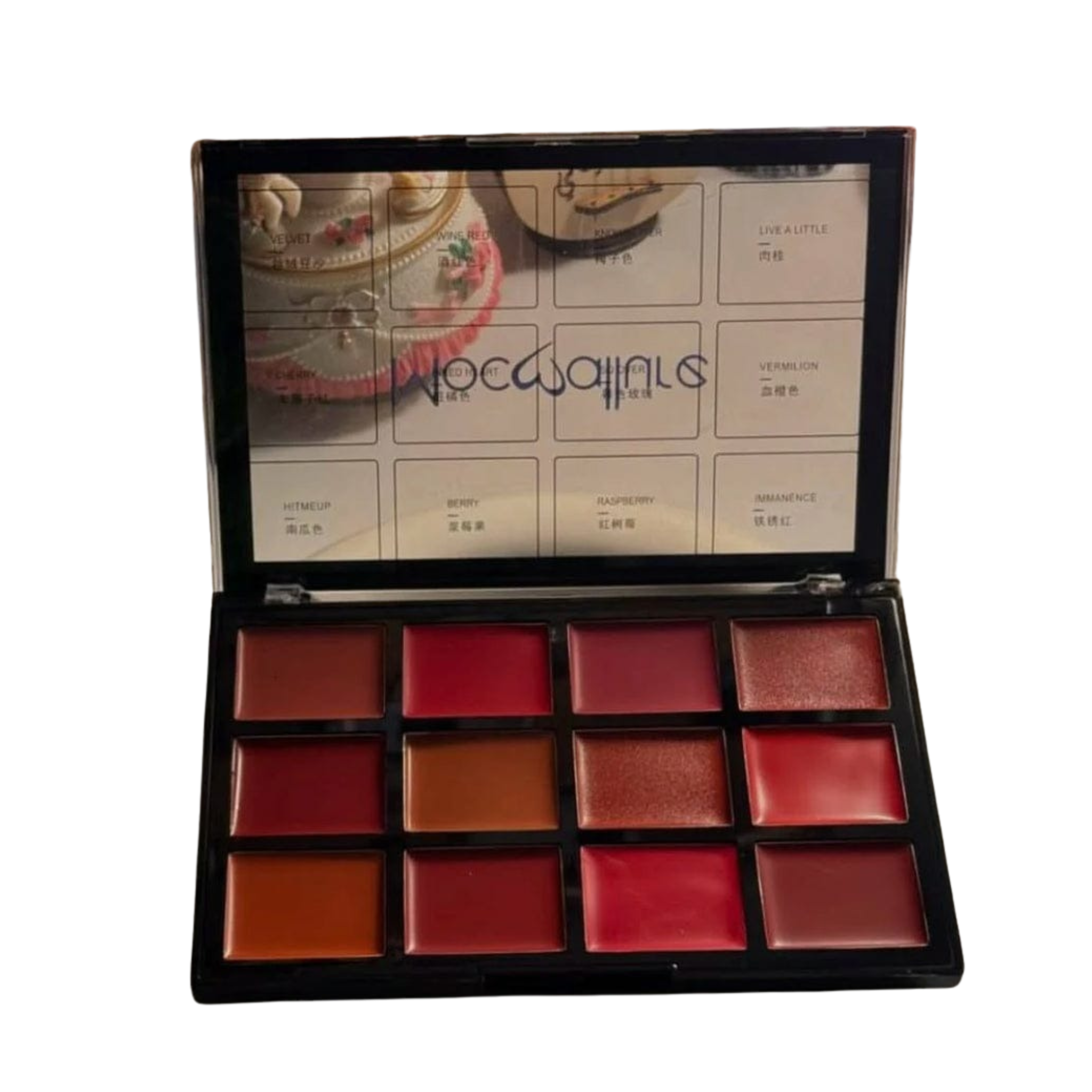 Mocallure 12-Color Lip Palette / Long-Lasting Professional Lip Kit for Every Mood