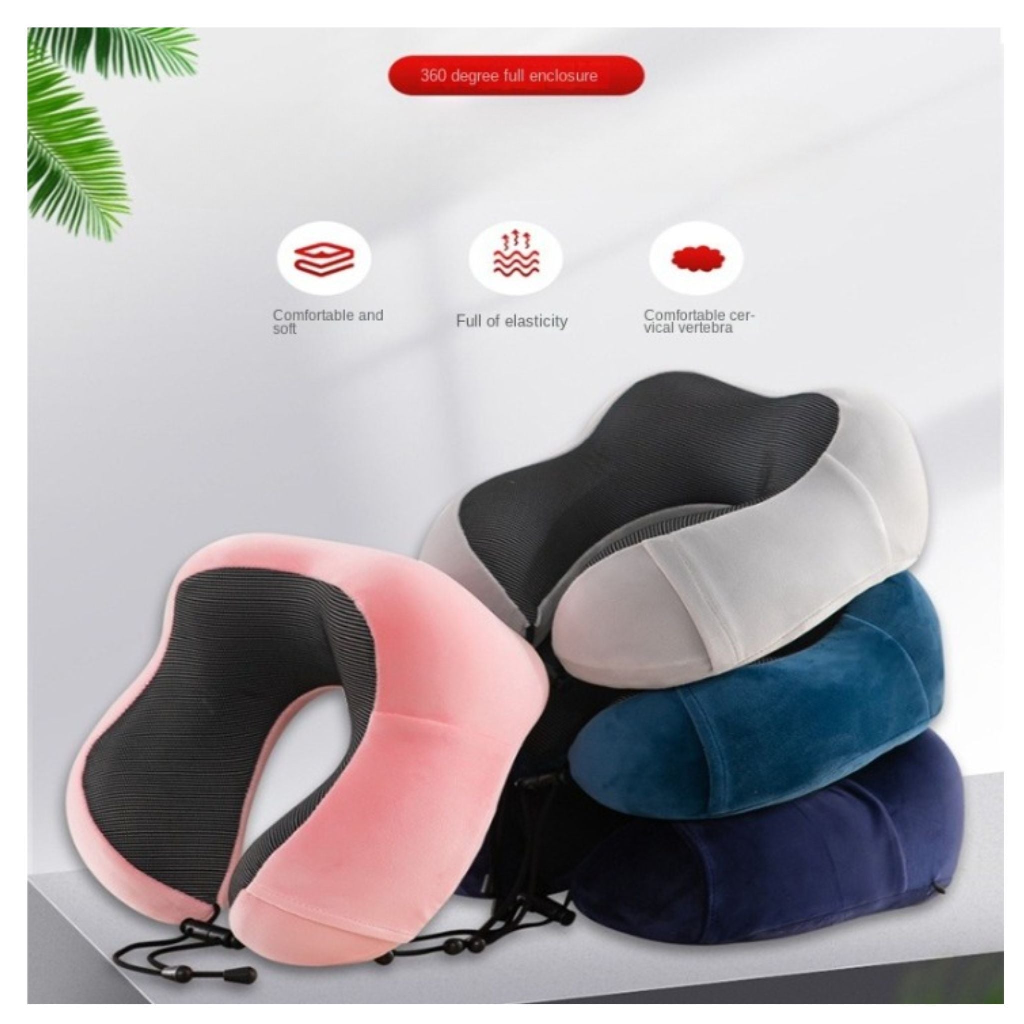 Orthopedic Gel Memory Foam Pillow for Neck Pain Relief – Cooling & Supportive Contour Pillow for Side, Back, & Stomach Sleepers