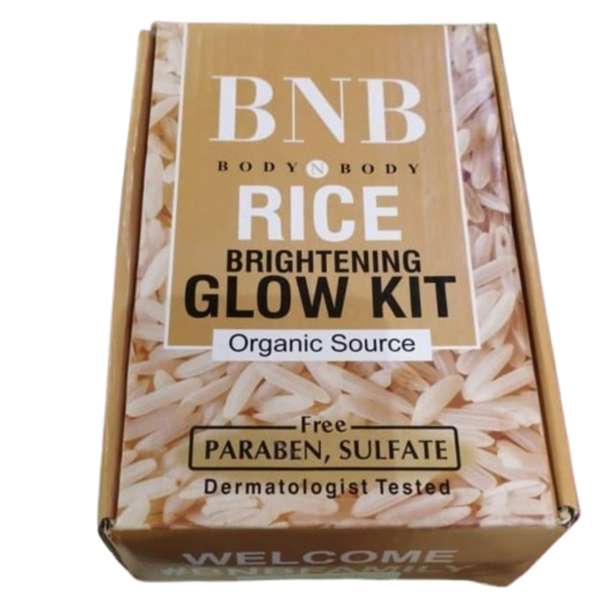 Bnb Whitening Rice Extract Bright & Glow Kit