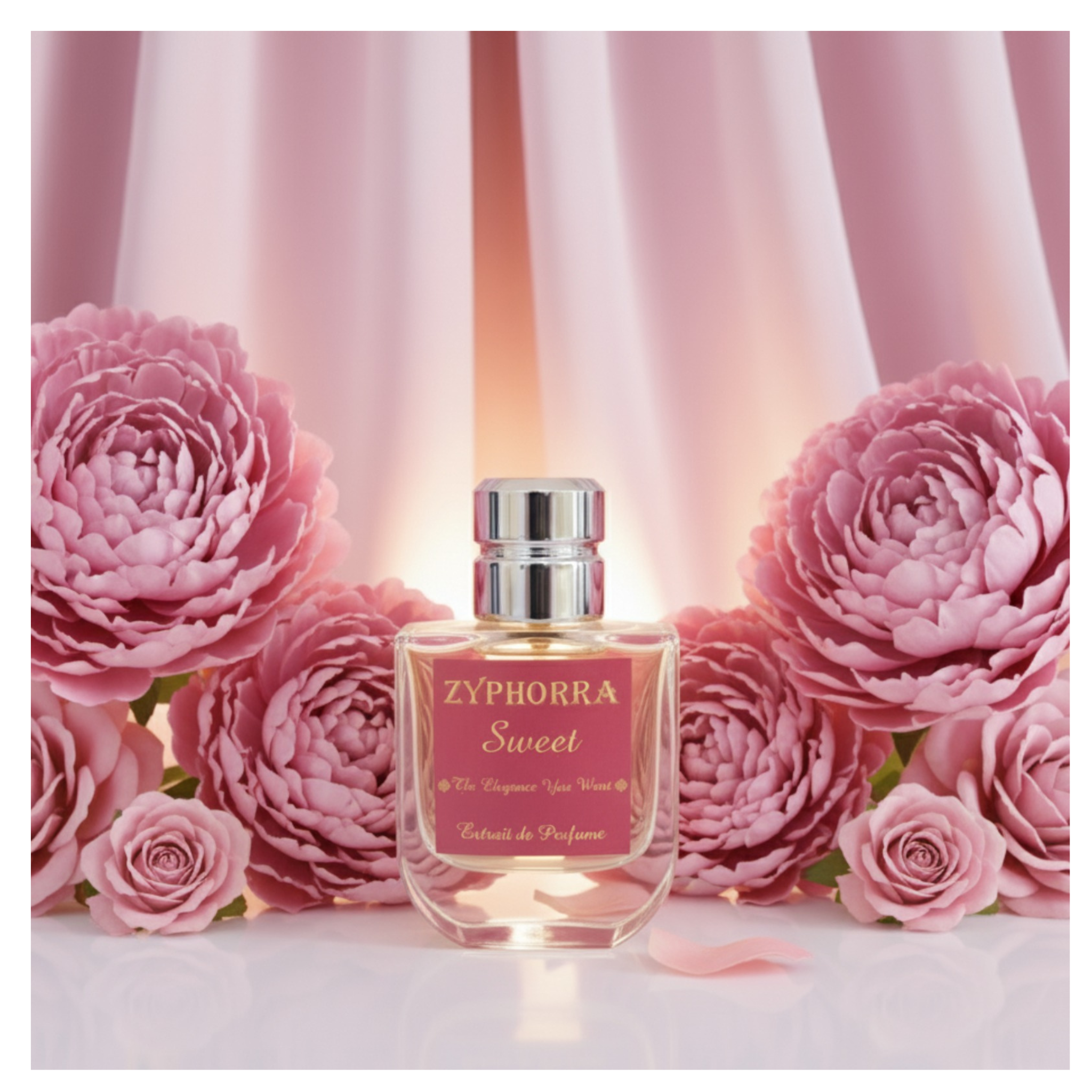 Discover Zyphorra 4-in-1 Perfume Collection – Heaven, Crazy, Sweet & AR Swing. Luxury floral fragrances, long-lasting elegance & premium quality for all.